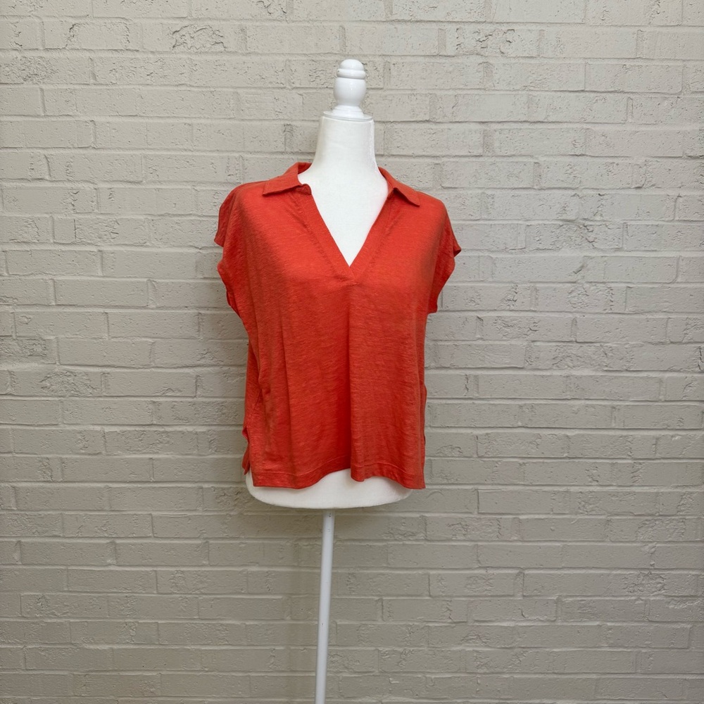 Tahari Linen Blouse